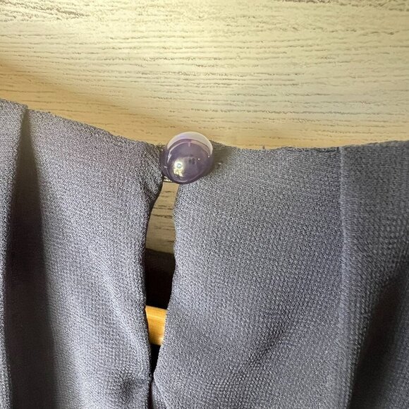 Dress Womens Size XS Navy Chiffon Sleeveless Pleated Lined Cocktail Date Night - Picture 11 of 16